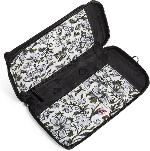 Vista 2 de Vera Bradley Cotton Smartphone Wristlet with RFID Protection