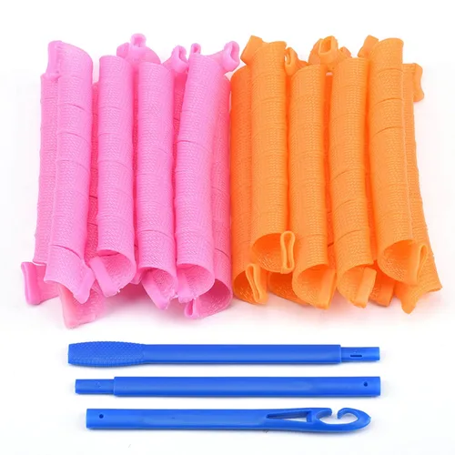 Vista 8 de Orgrimmar Kit de 30 rizadores de pelo mágicos, para hacerlo tú mismo, sin calor para extralargos (21.65 pulgadas)