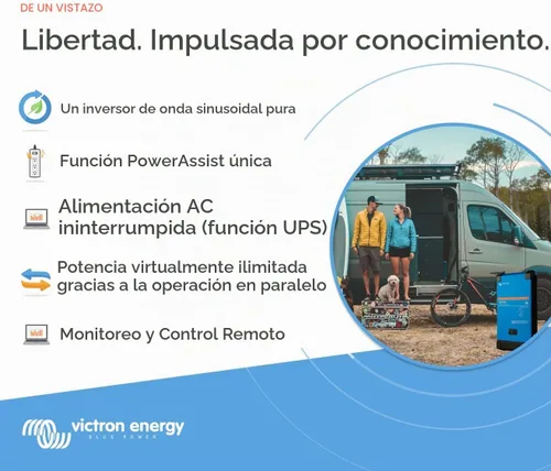 Vista 2 de Victron Energy MultiPlus Inversor/Cargador 2000VA 12V 80A