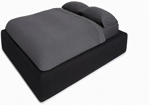 Vista 2 de Calvin Klein Home - Ropa de cama con cuerpo de algodón moderno Gris antracita