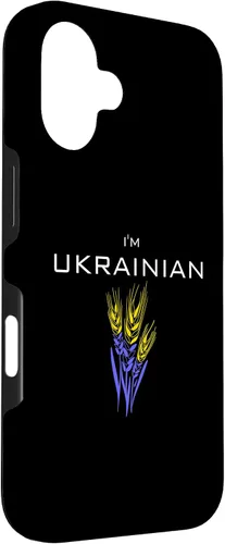 Vista 3 de I'm Ukrainian, proud that I am from Ukraine support nation Case for iPhone 16