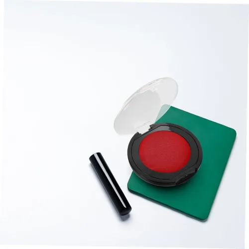Vista 6 de Almohadilla de huellas dactilares Almohadilla de sello de huella digital sin tinta para Notary Black Roller Fingerprint