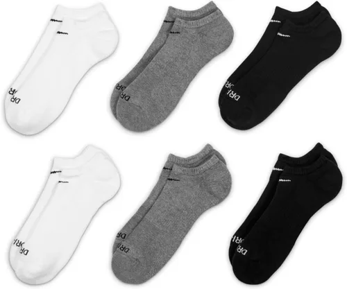 Vista 2 de Nike Everyday Plus - Calcetines de entrenamiento acolchados invisibles (paquete de 6) L multicolor, Color múltiple