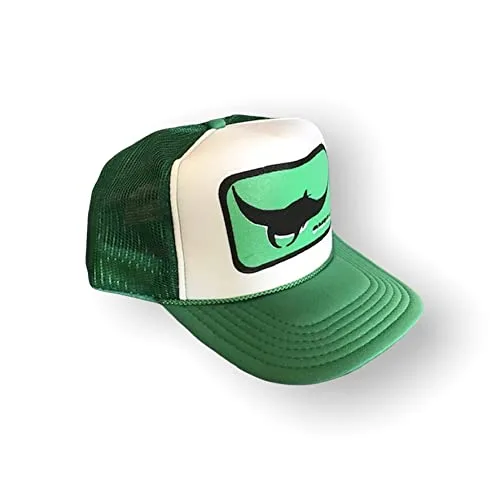 Vista 2 de Manta Ray Green Trucker Hat