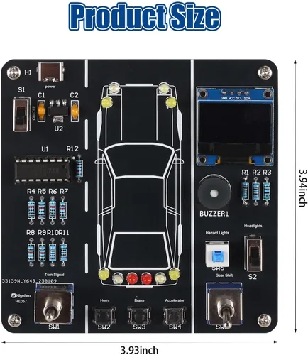 Vista 7 de MIOYOOW Kit de práctica de soldadura de simulación de conducción