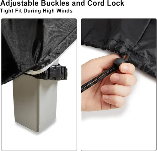 Vista 4 de ALSTER Funda para silla de salón, fundas impermeables para muebles de patio (84 pulgadas de largo x 32 pulgadas de ancho x 32 pulgadas de alto)