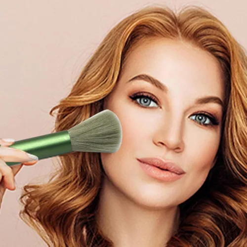 Vista 5 de Brochas de maquillaje, juego de brochas de maquillaje, 13 piezas de brochas de maquillaje para base, corrector para cejas, sombras de ojos, polvo