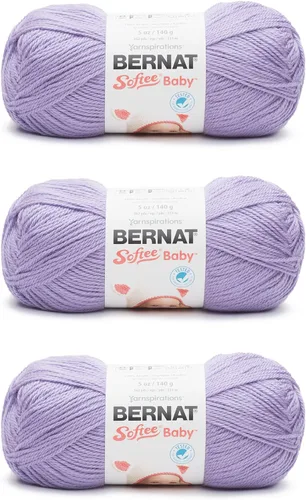 Vista 41 de Bernat Softee - Ovillo de lana para bebé, 5 onzas, calibre 3 ligero, color verde hierba