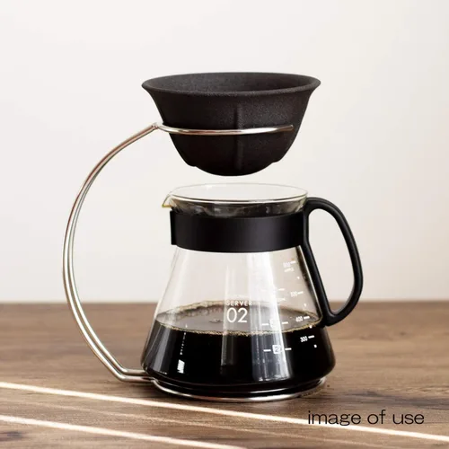 Vista 8 de Arita Ware NS-02 - Filtro de café de cerámica, pequeño, diámetro aproximado de 4,2 x 2,2 pulgadas (4.2 x 2.2 in), diseño de gotero ecológico