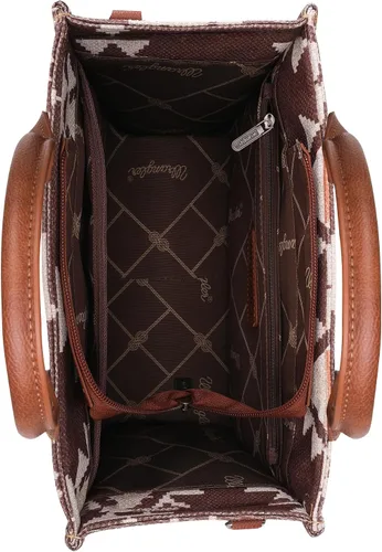 Vista 5 de Wrangler Aztec Tote Bag for Women Boho Shoulder Purses and Handbags