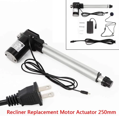 Vista 6 de Kit de reemplazo de motor reclinable eléctrico 24VDC, actuador lineal de empuje/tracción 1000 N para silla reclinable elevadora