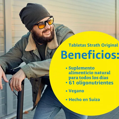 Vista 2 de Bio-Strath Tabletas de levadura nutricional Postbiótico de levadura herbaria fermentada Apoyo a la salud prebiótica e intestinal Bienestar