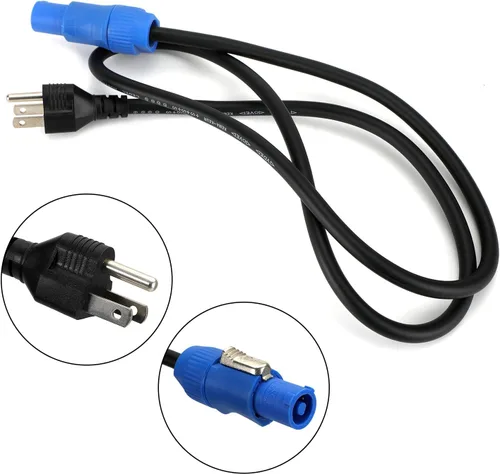 Vista 7 de Cable de alimentación de 3.3 ft para 350 W/330 W/280 W/230 W/200 W cabeza móvil enchufe de EE. UU