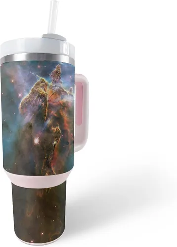 Vista 6 de MightySkins Skin - Vaso de vinilo compatible con Stanley The Quencher H2.0 FlowState de 40 onzas, Crazy Tikis, protectora, duradera y única, fácil