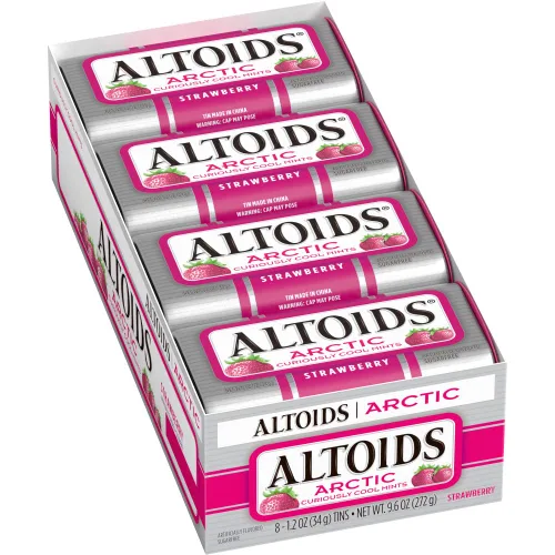 Vista 10 de ALTOIDS Arctic - Caramelos de menta, lata de 1.2 onzas (paquete de 8)