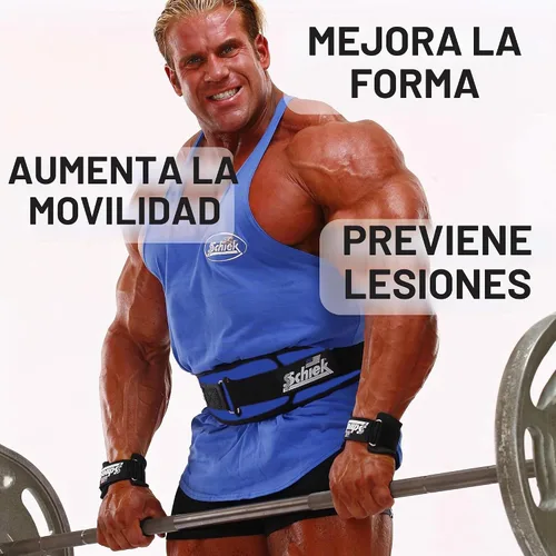 Vista 7 de Schiek Modelo deportivo 2004 Nylon 4 3/4" Cinturón de levantamiento de pesas - Negro Azul marino