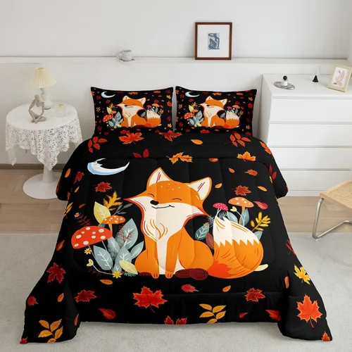 Vista 20 de Juego de edredón de mariposa morada tamaño individual para niñas y niños, ropa de cama rosa degradado, relleno de edredón de mariposa de ensueño