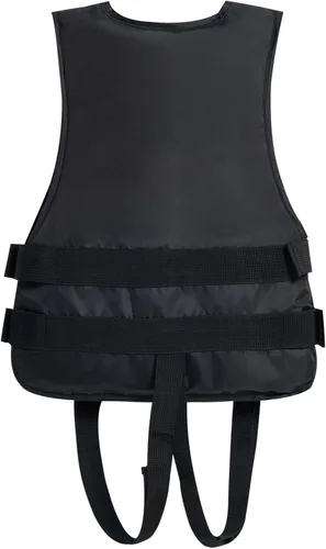 Vista 6 de Owntop Chaquetas de natación para niños y adultos de 50 a 125 libras de hebillas dobles, cremallera y correa de entrepierna, chaleco de esquí ligero