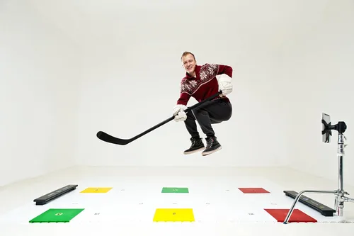 Vista 4 de Hockey Revolution Azulejo de entrenamiento profesional para pisos - MY PUZZLE SYSTEMS PRO