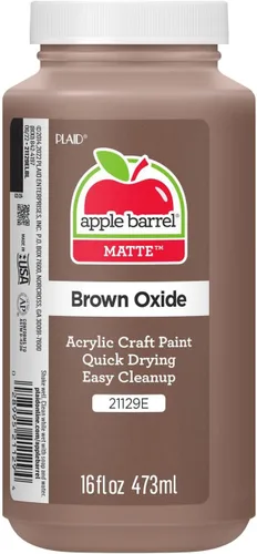 Vista 19 de Apple Barrel - Pintura acrílica, 16 onzas, color nuez moscada Nuez moscada marrón