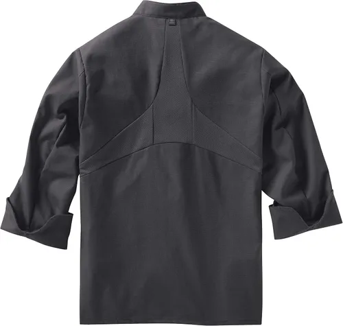 Vista 2 de Red Kap Abrigo de chef de manga larga con diez botones para hombre con Mimix y Oilblok