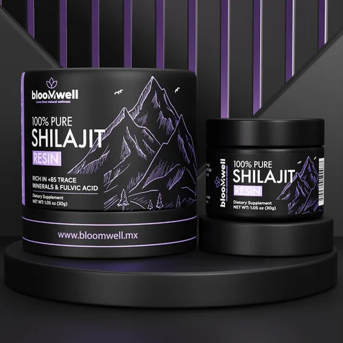 Vista 3 de Resina pura Shilajit – Resina del Himalaya 100% auténtica para energía, concentración y vitalidad Extracto natural rico en minerales premium