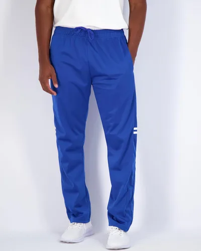 Vista 2 de Real Essentials Paquete de 3 pantalones deportivos deportivos casuales de tricot con parte inferior abierta para hombre
