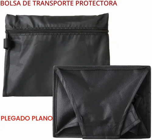 Vista 5 de waka Caja de luz difusora de flash, [2 unidades] Speedlight Softbox plegable con bolsa de almacenamiento, caja de luz octagonal de 8 pulgadas + 8 x