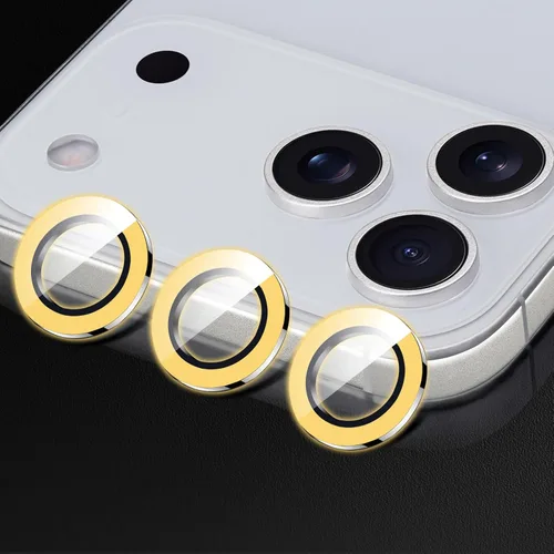 Vista 59 de Compatible con iPhone 11 Pro/11Pro Max/12 Pro Luminous Camera Lens Protector Ultra Thin Película de vidrio templado Protector de pantalla de cámara