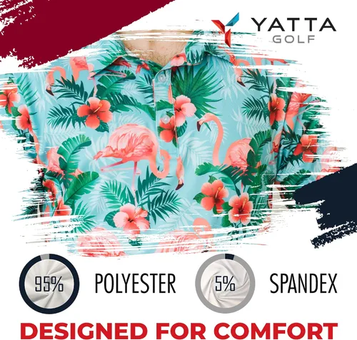 Vista 5 de YATTA GOLF Standout Performance - Polos de golf para hombre