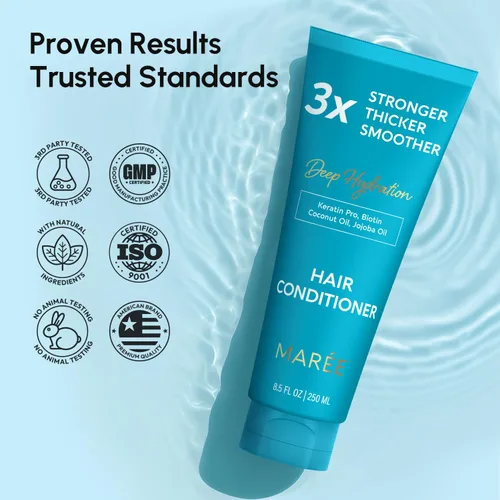 Vista 8 de MAREE Acondicionador para cabello para mujeres y hombres – Acondicionador profundo hidratante hidratante color seguro – Hidratante para cabello