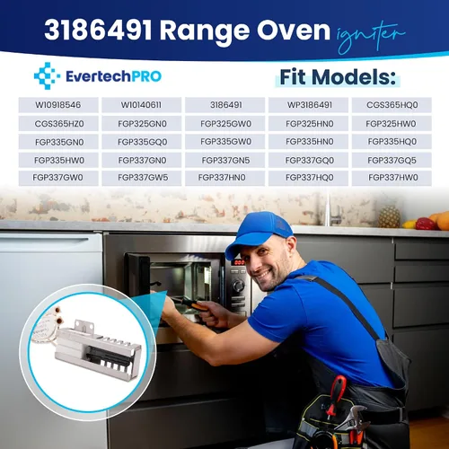 Vista 5 de EvertechPRO DG94-01012A Encendedor de horno de gas para Samsung