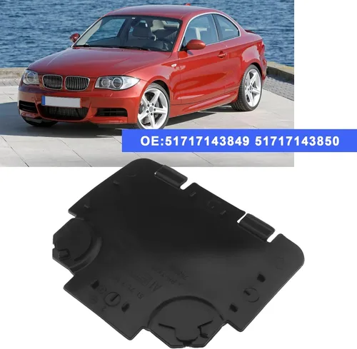 Vista 2 de 2 piezas de placa de cubierta de arco de rueda delantera izquierda y derecha 51717143849 51717143850, compatible con BMW E82 E88 E90 E91 135i 325i