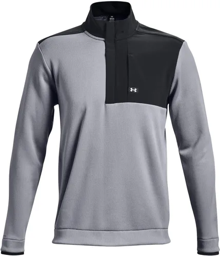 Vista 26 de Under Armour Sudadera Drive Storm con media cremallera para hombre (001) Negro / Blanco
