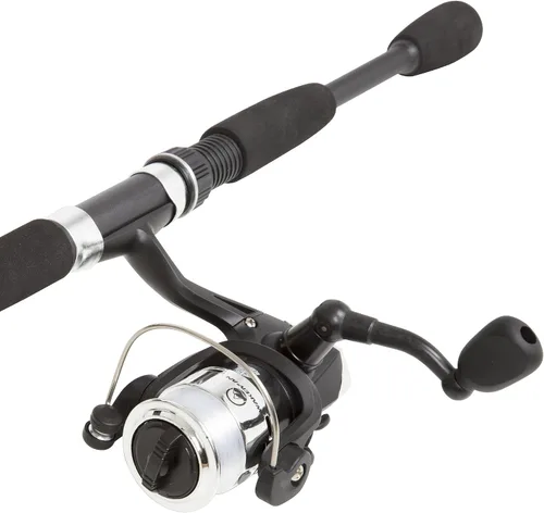 Vista 4 de Wakeman Fiberglass Fishing Rod and Reel Combo – 2-Piece 65-Inch Medium Action Spinning Rod Set for Lake Fishing