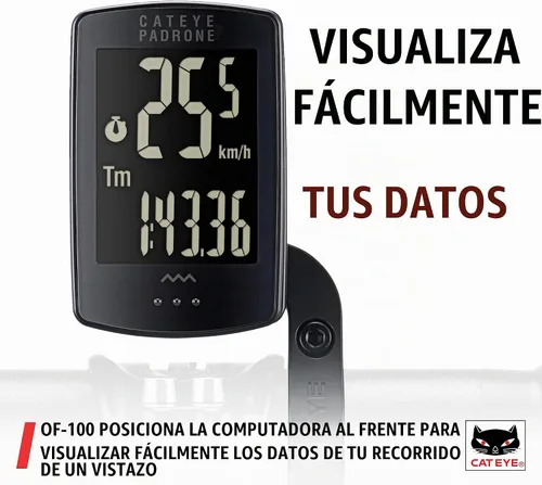 Vista 2 de CATEYE OF-100 - Soporte para computadora de bicicleta delantera