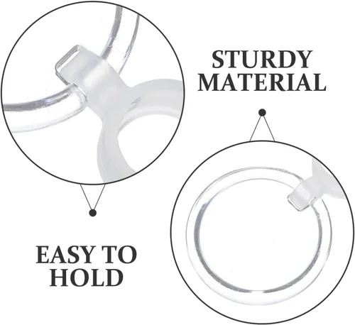 Vista 5 de Lupa para bordar, 10 Uds., con clip práctico, clip de lupa, clip en la lupa, útil broca, pluma de arte de diamante, 10 Uds
