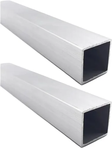 Vista 4 de Tubo cuadrado de aluminio, 1 unidad de 2.992 in x 2.992 in x 3.937 in de grosor de pared de 0.047 in, 1 paquete de tubo cuadrado estructural