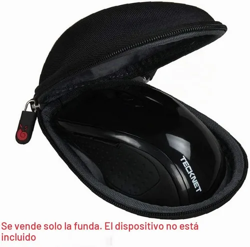 Vista 2 de Hermitshell Estuche rígido de viaje para TECKNET Ratón inalámbrico 2.4G Ratón óptico ergonómico (negro)