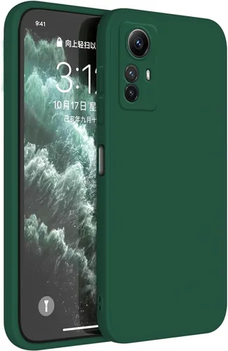 Vista 24 de Funda de silicona TPU compatible con Redmi Note 12 Pro 5G (6.67 pulgadas), funda de funda, color blanco antiguo