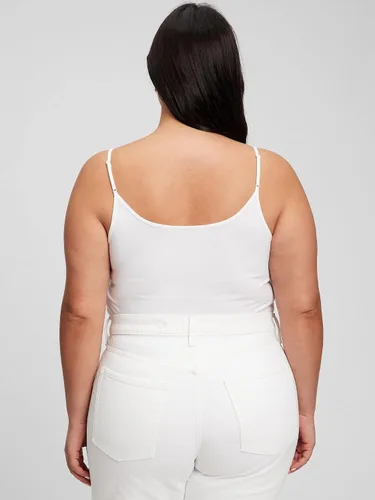 Vista 5 de GAP Camiseta de tirantes con cuello redondo para mujer, paquete de 3