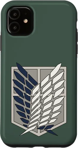 Vista 8 de Attack on Titan Funda protectora del regimiento de exploradores de la temporada 4 para iPhone 17