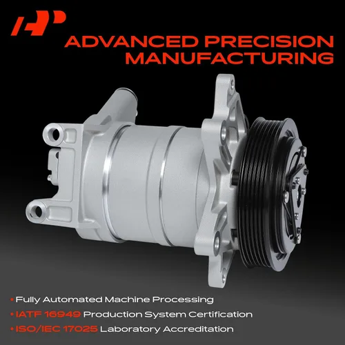 Vista 3 de A-Premium Compresor de aire acondicionado con embrague compatible con Nissan Altima 3.5L 2002-2006, Maxima 3.5L 2003-2008, Sedán, con compresor