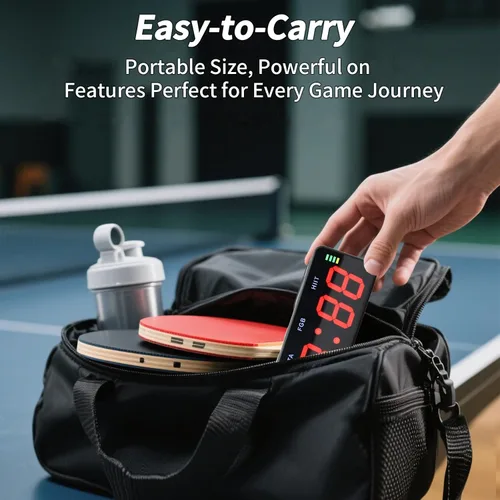 Vista 5 de Reloj portátil con temporizador de gimnasio con batería potente, temporizador de entrenamiento para gimnasio en casa con brillo ajustable