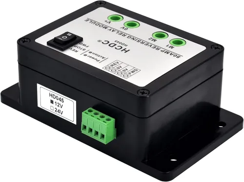 Vista 4 de DC12V Módulo de relé de avance y retroceso de 80 amperios para motor/actuador lineal, módulo de relé de marcha atrás