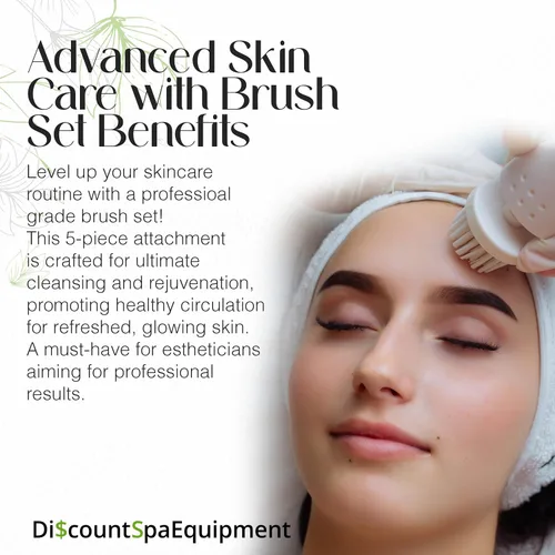 Vista 3 de Discount Spa Equipment - Vaporizador facial de ozono 3 en 1, vaporizador facial para esteticista con lámpara de aumento de dioptrías 5X, juego