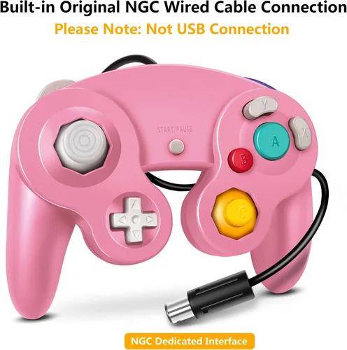 Vista 2 de Controlador Gamecube clásico con cable para Nintendo Wii