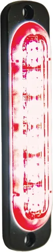 Vista 6 de Buyers Products 8891910 Luz estroboscópica LED, ámbar, 6 LED, 9 patrones de flash, luz montada vertical para camiones y remolques, luces