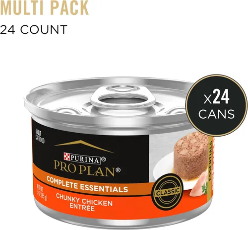 Vista 3 de Plan alimento Purina Pro húmedo para gatos, en lata, 24