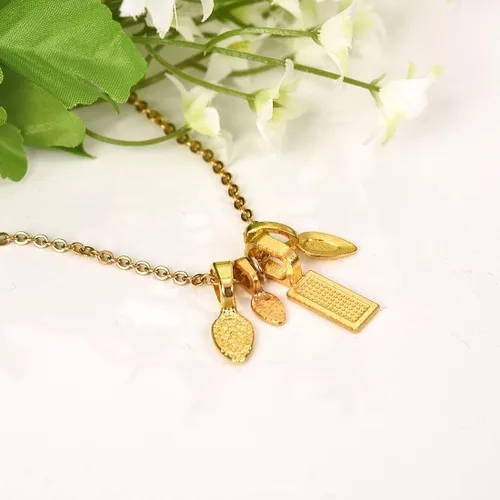 Vista 4 de OBSEDE 120 piezas de pegamento en fianzas para hacer joyas, colgante, collar, aretes, abalorio, cuchara, ovalado, rectangular, corazón